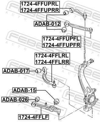 FEBEST 1724-4FFLRR EAN: 4056111169286.