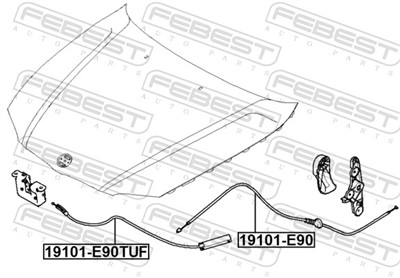 FEBEST 19101-E90 EAN: 4056111155784.