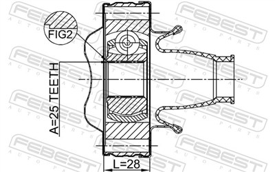FEBEST 2011-GRCHSHA EAN: 4056111108049.
