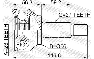 FEBEST 2110-GE EAN: 4056111056494.