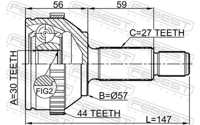 FEBEST 2110-MONA44 EAN: 4056111035208.