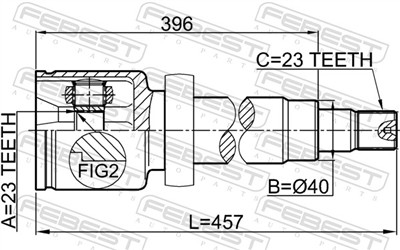 FEBEST 2111-CB316RH EAN: 4056111076980.
