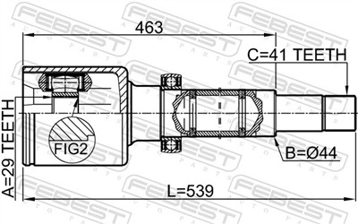 FEBEST 2111-TT9DRH EAN: 4056111118529.
