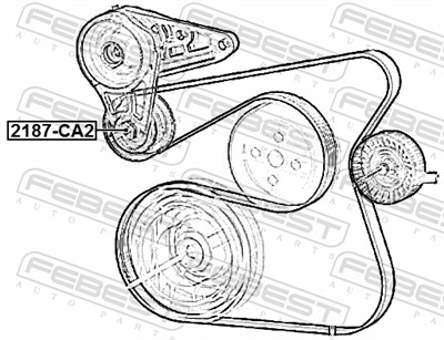 FEBEST 2187-CA2 EAN: 4056111111650.