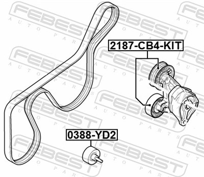 FEBEST 2187-CB4-KIT EAN: 4056111107691.