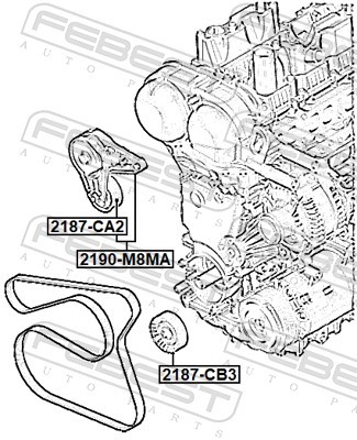 FEBEST 2190-M8MA EAN: 4056111176642.