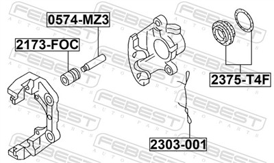 FEBEST 2303-001 EAN: 4056111149998.