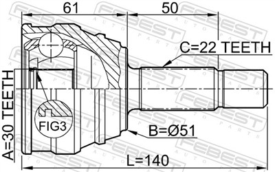 FEBEST 2310-011 EAN: 4056111035802.