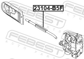 FEBEST 23104-B5F EAN: 4056111143965.