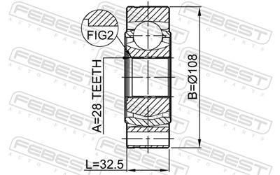 FEBEST 2311-B6 EAN: 4056111061702.