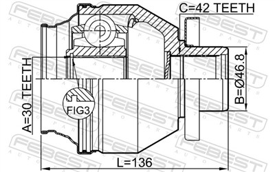 FEBEST 2311-T6MTLH EAN: 4056111129815.
