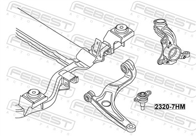 FEBEST 2320-7HM EAN: 4056111154497.
