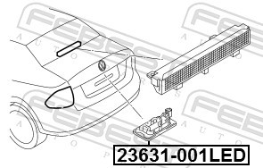 FEBEST 23631-001LED EAN: 4056111188836.