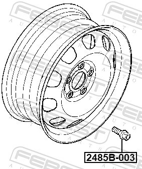 FEBEST 2485B-003 EAN: 4056111164212.