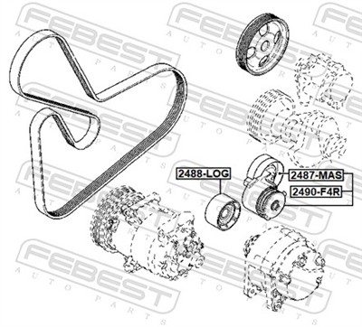 FEBEST 2490-F4R EAN: 4056111176710.