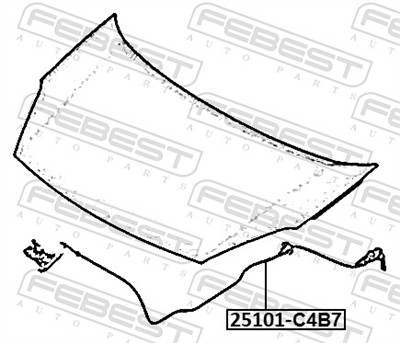 FEBEST 25101-C4B7 EAN: 4056111178233.