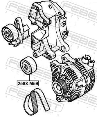 FEBEST 2588-M59 EAN: 4056111156347.