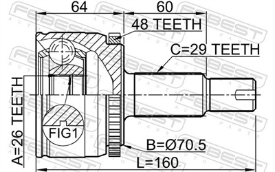 FEBEST 2910-DIVF EAN: 4056111070247.