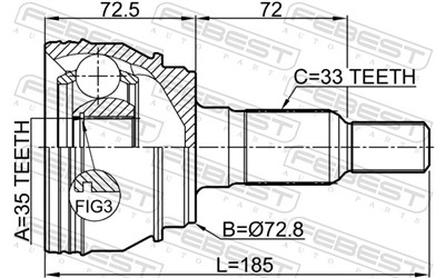 FEBEST 3210-ESCIII EAN: 4056111101163.