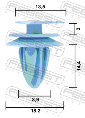 FEBEST 88570-005 EAN: 4056111169514.