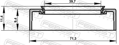 FEBEST 95AES-40710911X EAN: 4056111178448.