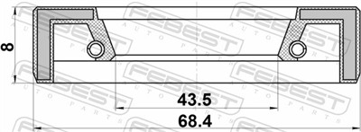 FEBEST 95FAY-45680708X EAN: 4056111111698.