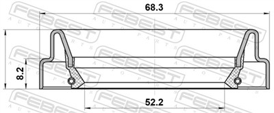 FEBEST 95FDY-54680808C EAN: 4056111178455.