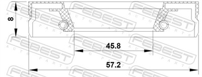 FEBEST 95FEY-47570808C EAN: 4056111178462.