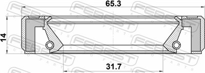 FEBEST 95GBS-33650914R EAN: 4056111119670.