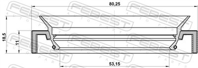 FEBEST 95HAS-55801118C EAN: 4056111088525.