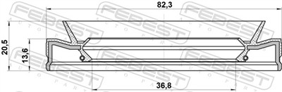 FEBEST 95HES-38821420X EAN: 4056111085456.