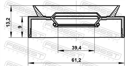 FEBEST 95PAS-41610913R EAN: 4056111090436.