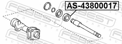 FEBEST AS-43800017 EAN: 4056111115467.