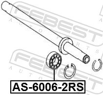 FEBEST AS-6006-2RS EAN: 4056111079431.