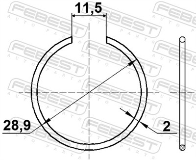 FEBEST CC-1-30X2-2-PCS10 EAN: 4056111153803.