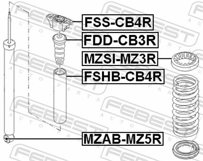 FEBEST FDD-CB3R EAN: 4056111122830.