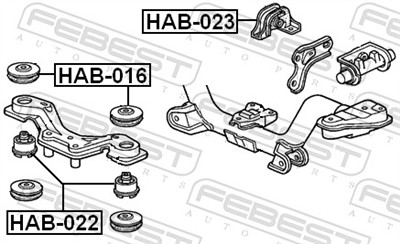 FEBEST HAB-023 EAN: 4056111002972.