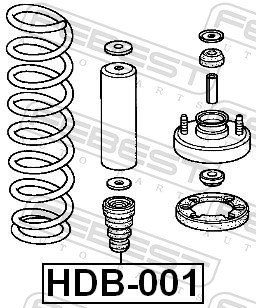 FEBEST HDB-001 EAN: 4056111002477.