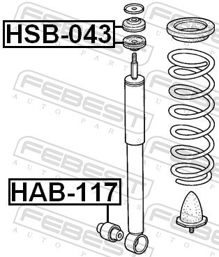 FEBEST HSB-043 EAN: 4056111016016.