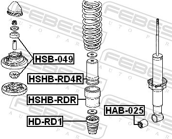 FEBEST HSHB-RDR EAN: 4056111032313.