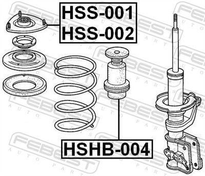 FEBEST HSS-002 EAN: 4056111004976.