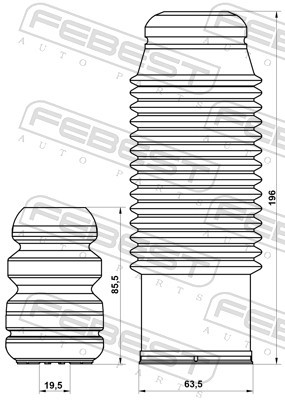 FEBEST HYSHB-SPORIIF-KIT EAN: 4056111146331.