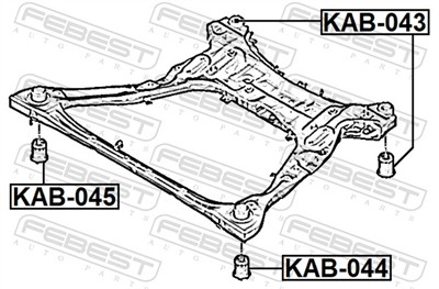 FEBEST KAB-044 EAN: 4056111178974.
