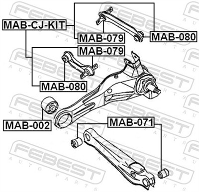 FEBEST MAB-CJ-KIT EAN: 4056111101675.
