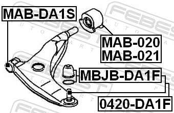 FEBEST MAB-DA1S EAN: 4056111026060.