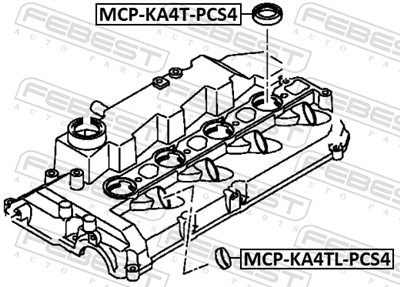 FEBEST MCP-KA4TL-PCS4 EAN: 4056111153568.