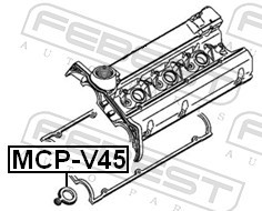 FEBEST MCP-V45 EAN: 4056111052205.