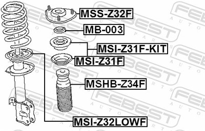 FEBEST MSS-Z32F EAN: 4056111126258.