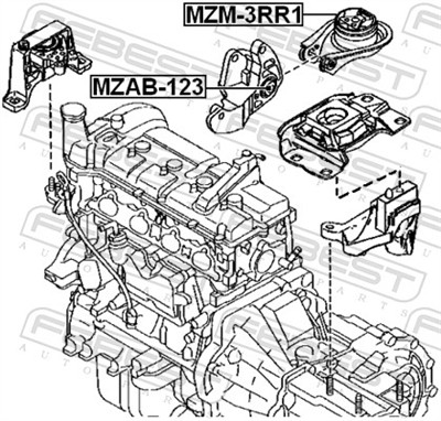 FEBEST MZAB-123 EAN: 4056111076324.