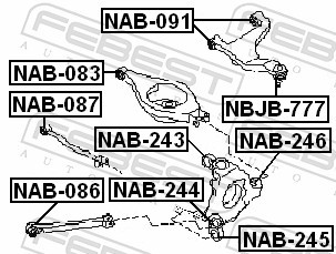 FEBEST NAB-091 EAN: 4056111031002.